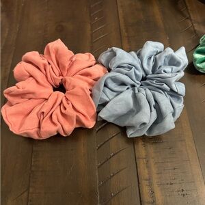 Scrunchie Set - Pink and Blue